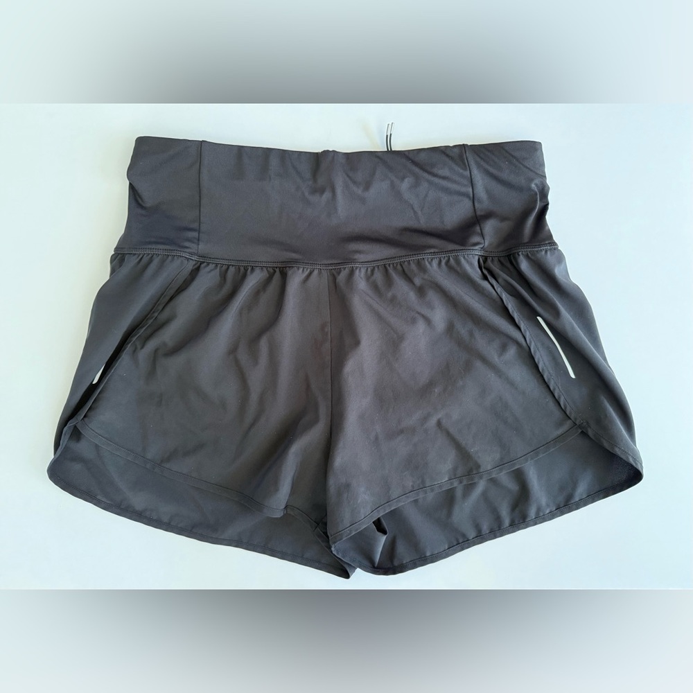 Women's All In Motion High Waisted Black Running Shorts - XL
